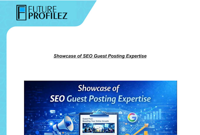 create SEO optimized guest posts